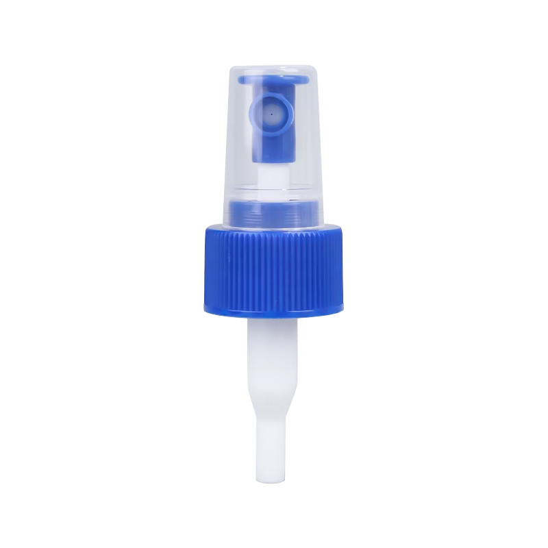 Sininen pieni sormenpumppu ruiskutus